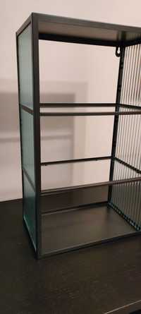 Półka wisząca lub stojąca metal szkło