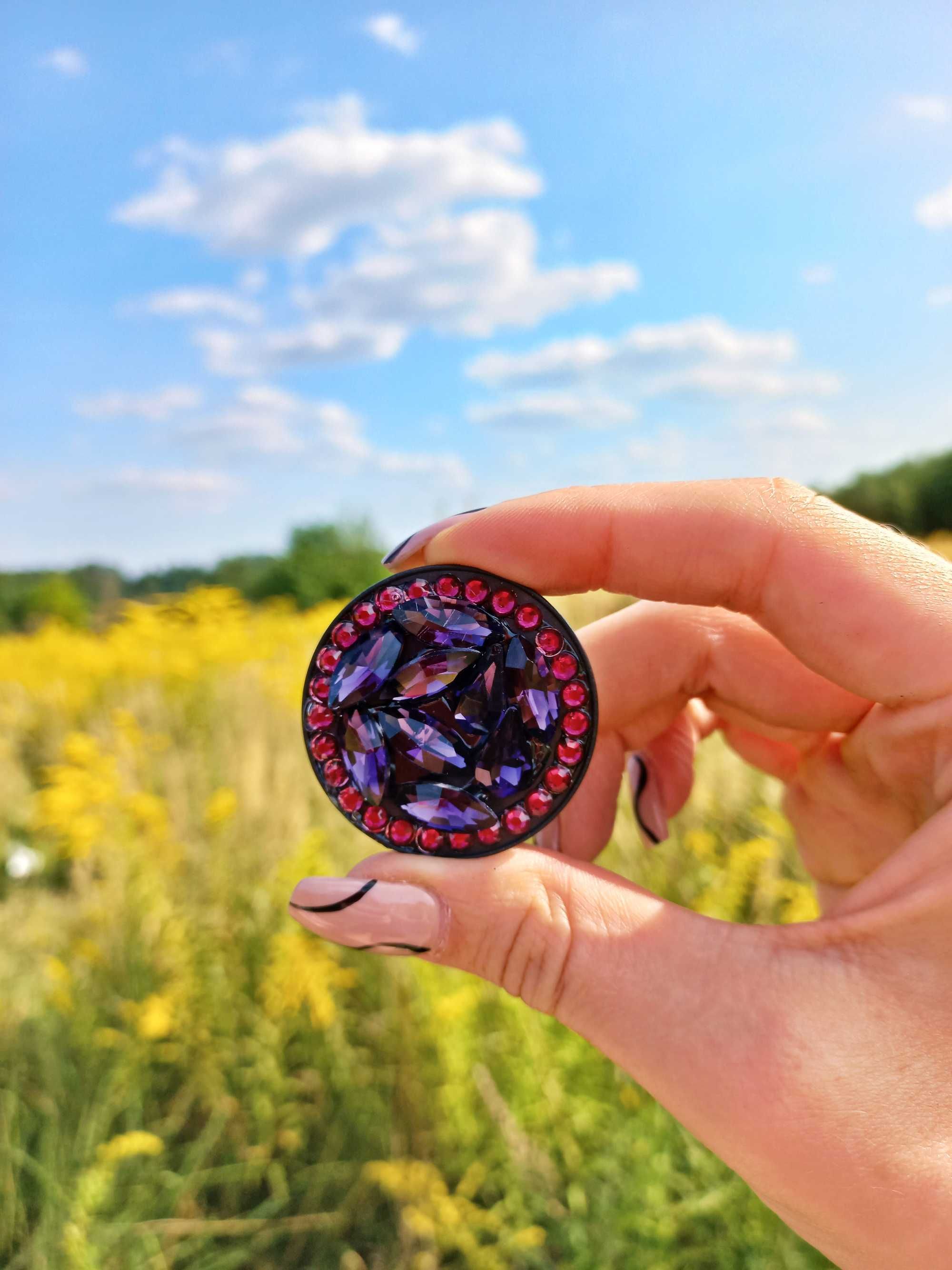 Etui Samsung S10 Plus drobinki złota podstawka - PREZENT