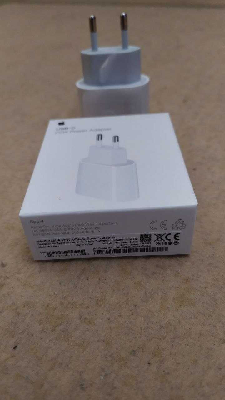Оригінал блок адаптер 20w швидка зарядка оем iphone apple