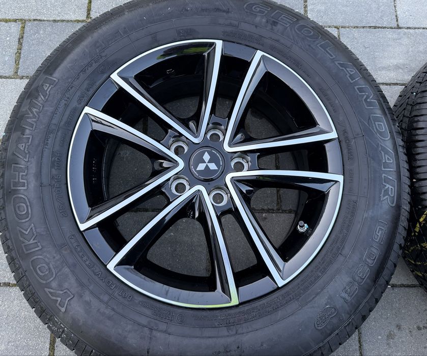 Felgi Mitsubishi Outlander Eclipse Asx 5x114.3 czujniki 215/70R16 lato