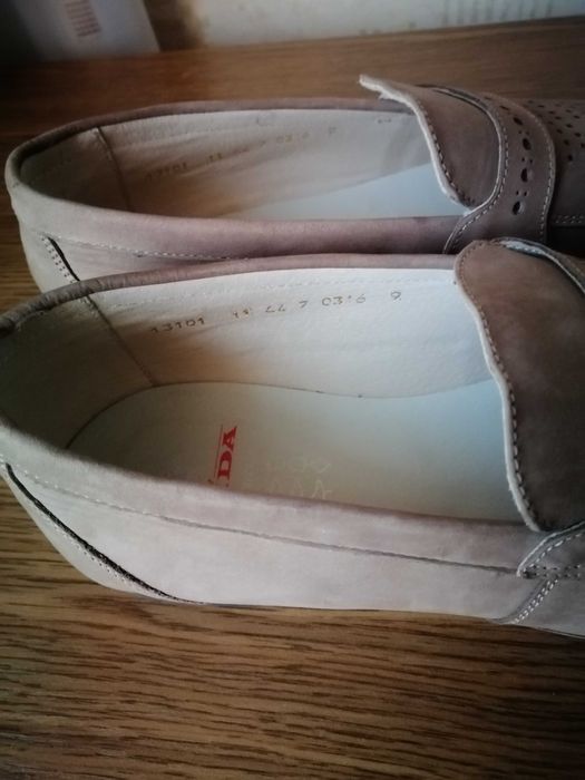 Туфли мужские, натуральный нубук