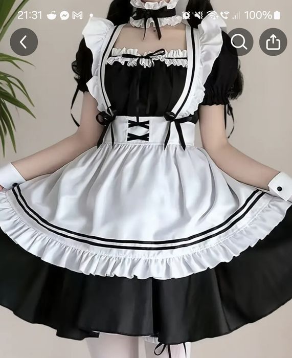 Strój pokojówki na haloween