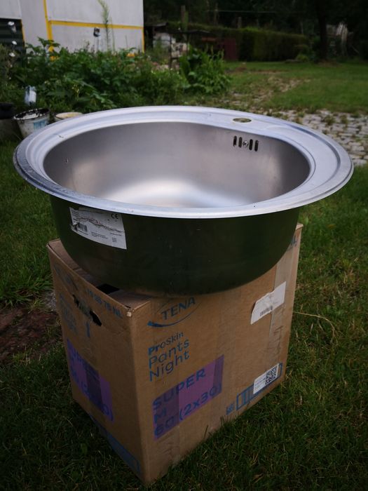 Zlewozmywak, okrągły