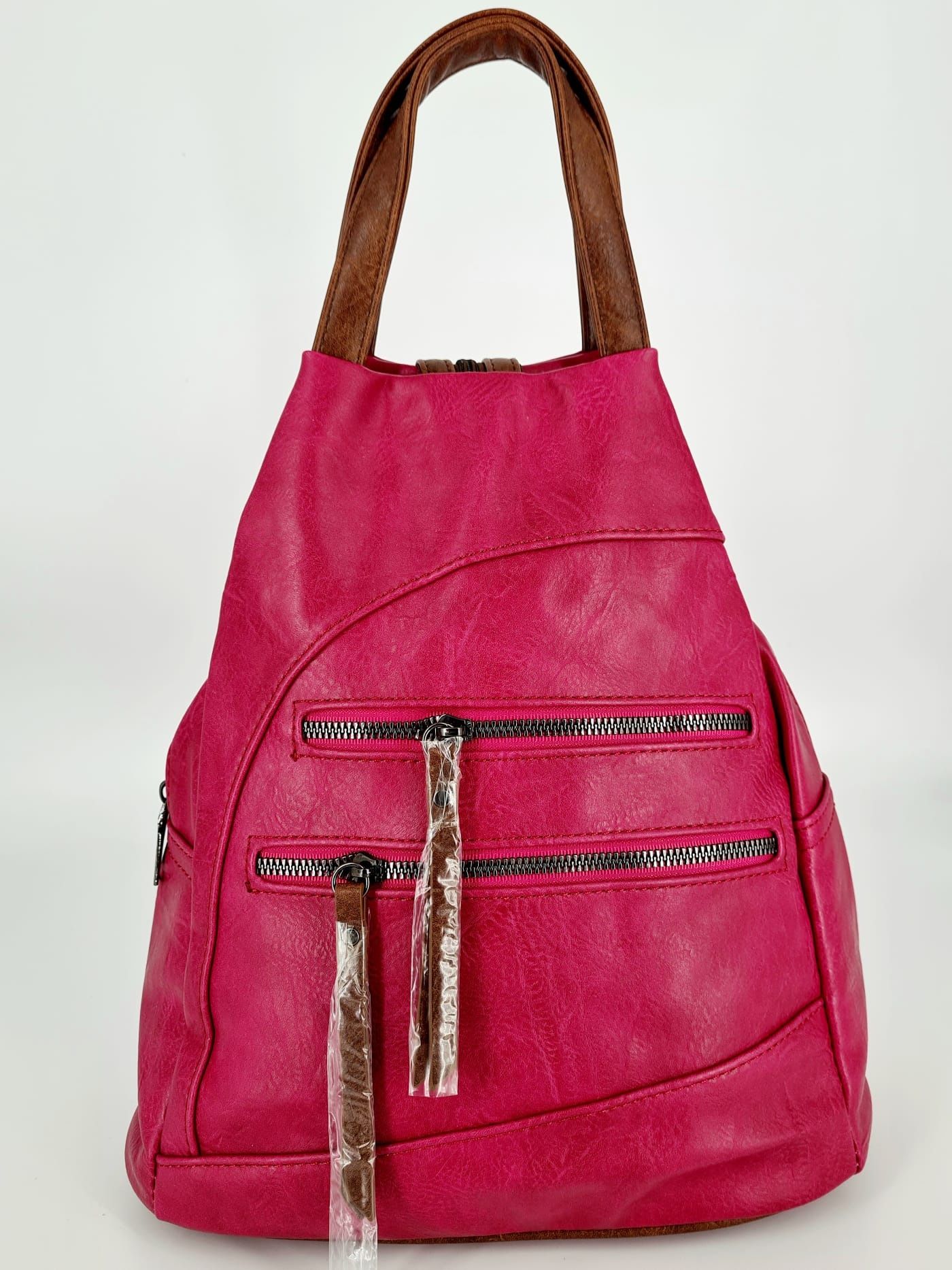 Modny piękny plecak damski kolor różowy nowy