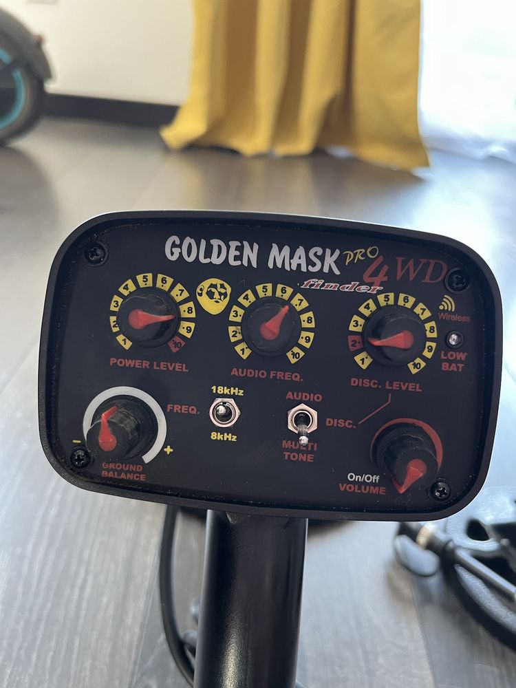 Wykrywacz metali Golden Mask 4 Pro WD 18/8khz GM4 WD Analog