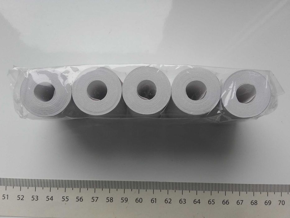 Rolki do mini drukarki termicznej 57mm x 25 x 4,5m, paragon