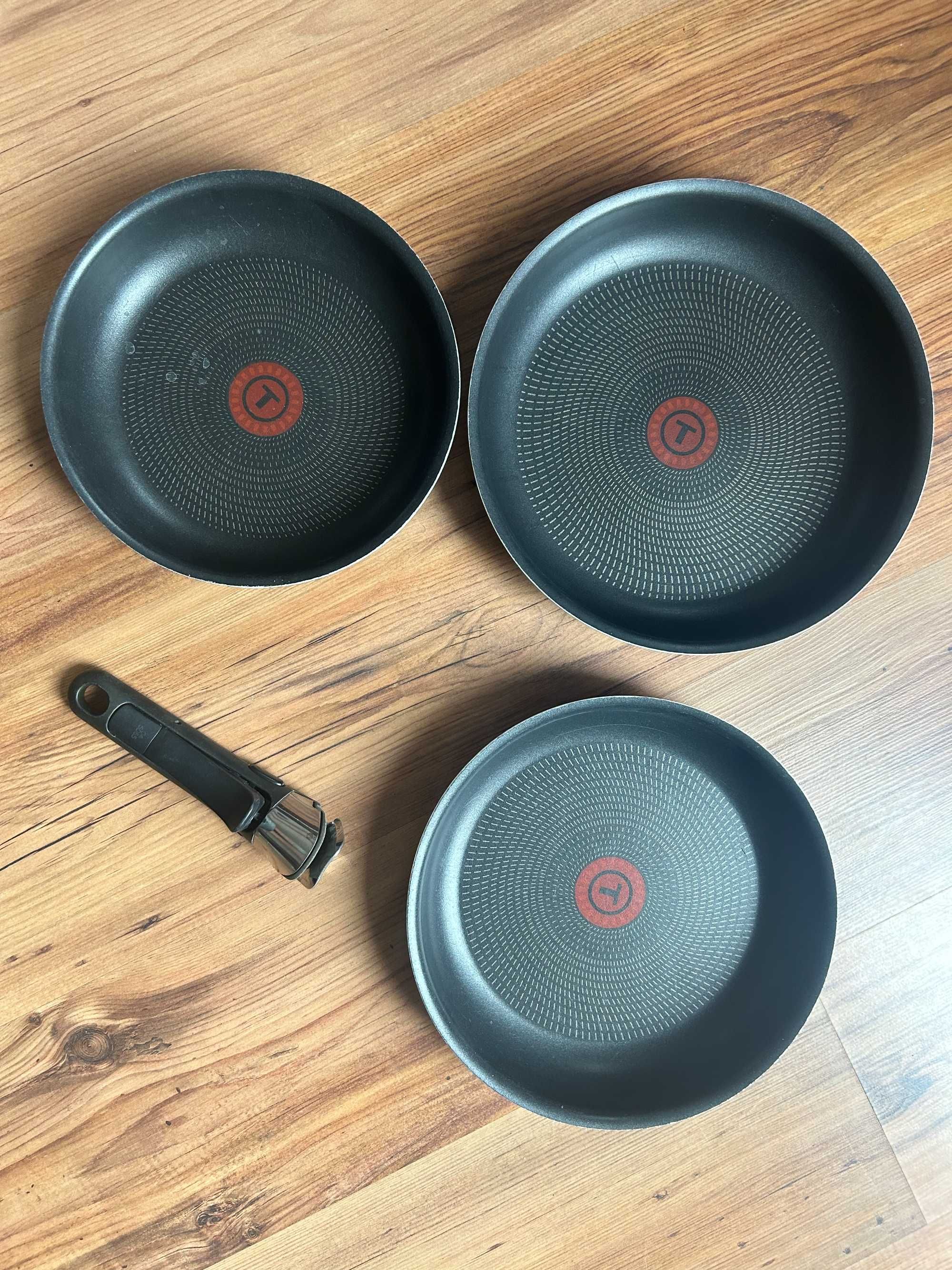 Zestaw Patelni Tefal Ingenio - 3x patelnie 1x uchwyt OKAZJA!!!
