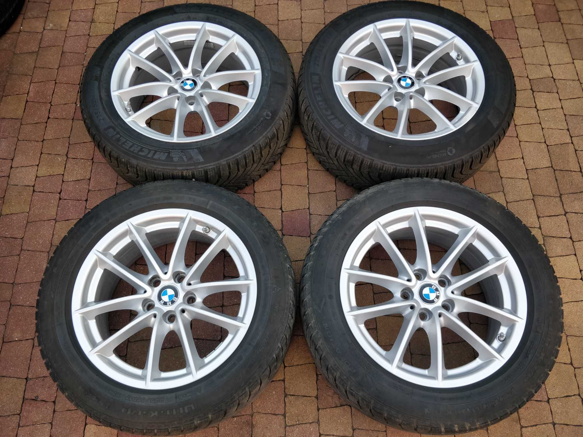 3506. Koła zimowe BMW 7 G11 X3 X4 5x112 ET27 225/60/17 Goodyear 9mm
