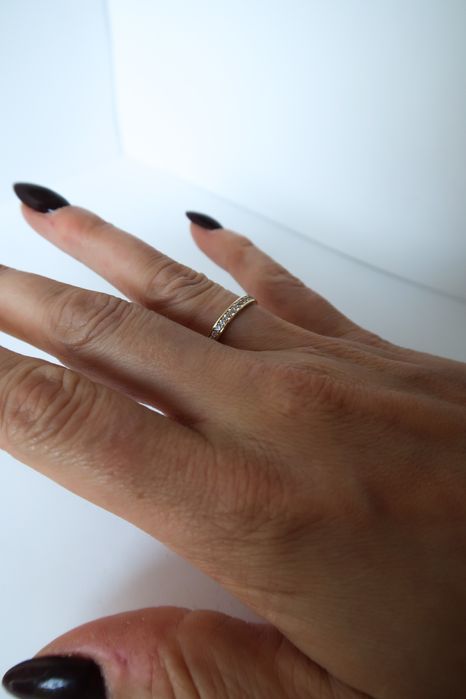 Złoty Pierścionek z Cyrkoniami | 11 | Próba Złota 585