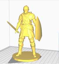 Estatua Dark Souls Knight's 3D