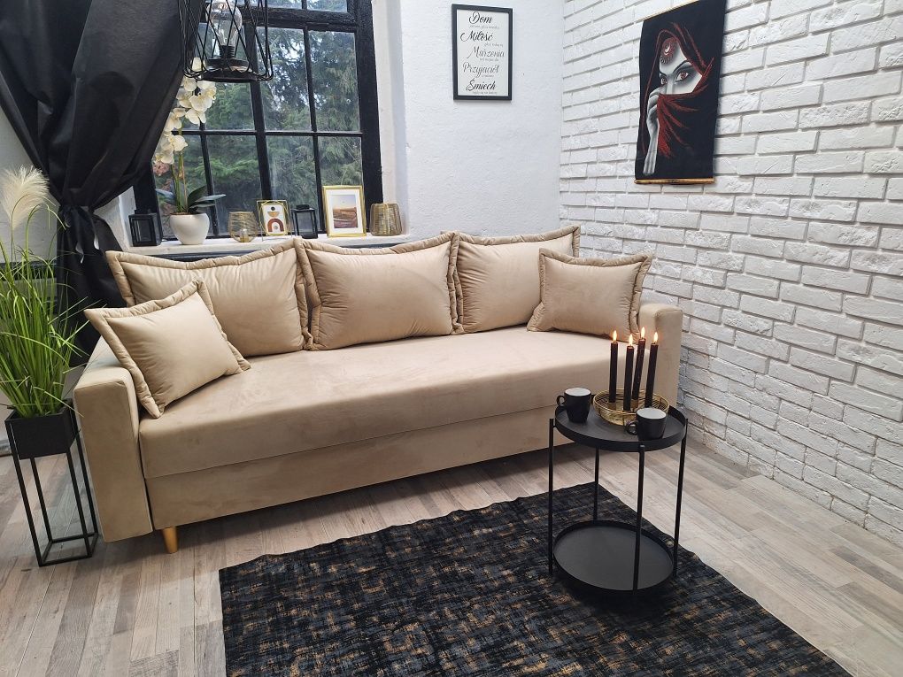 Sofa Tokio II ,sprężyny, welur