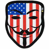 M-Tac Naszywka Patch Anonymous Black/USA