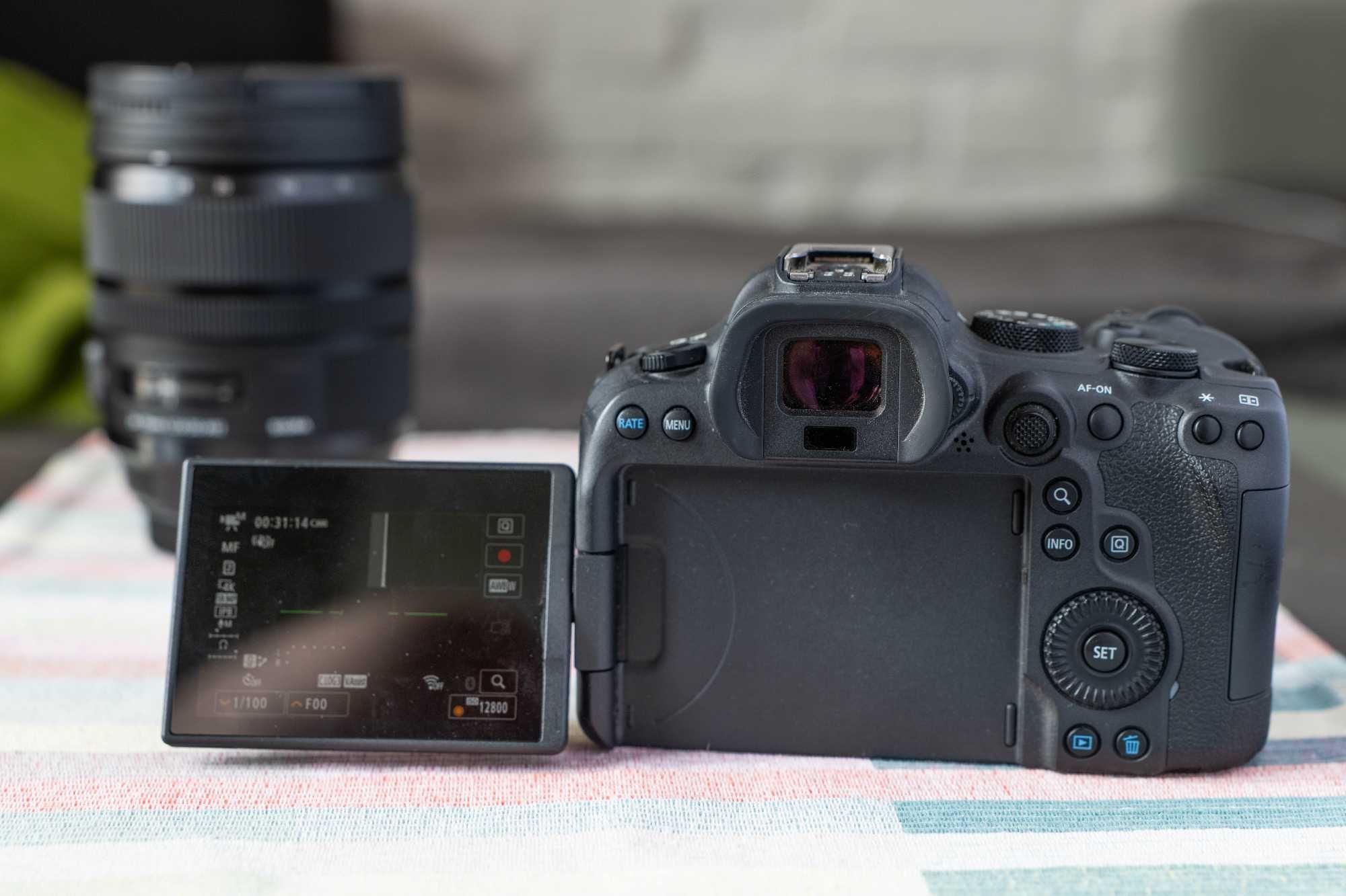 Canon R6II i zestaw obiektywów i akcesoriów