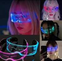 Світлодіодні окуляри LED очки Нові 7 Режимів