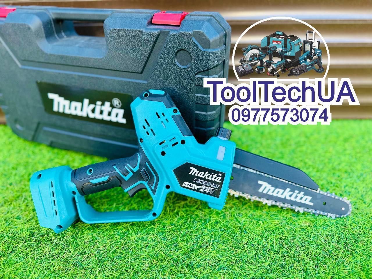 Аккумуляторная акумуляторна пила Makita DUC190Z сучкорез 20см 24V/5Ah