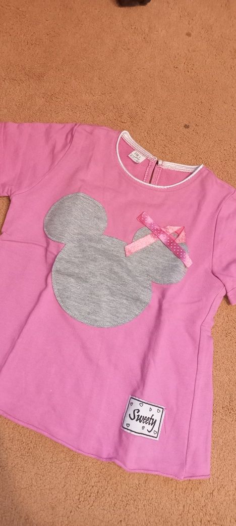 Koszulka dla dziewczynki Myszka Minnie 116