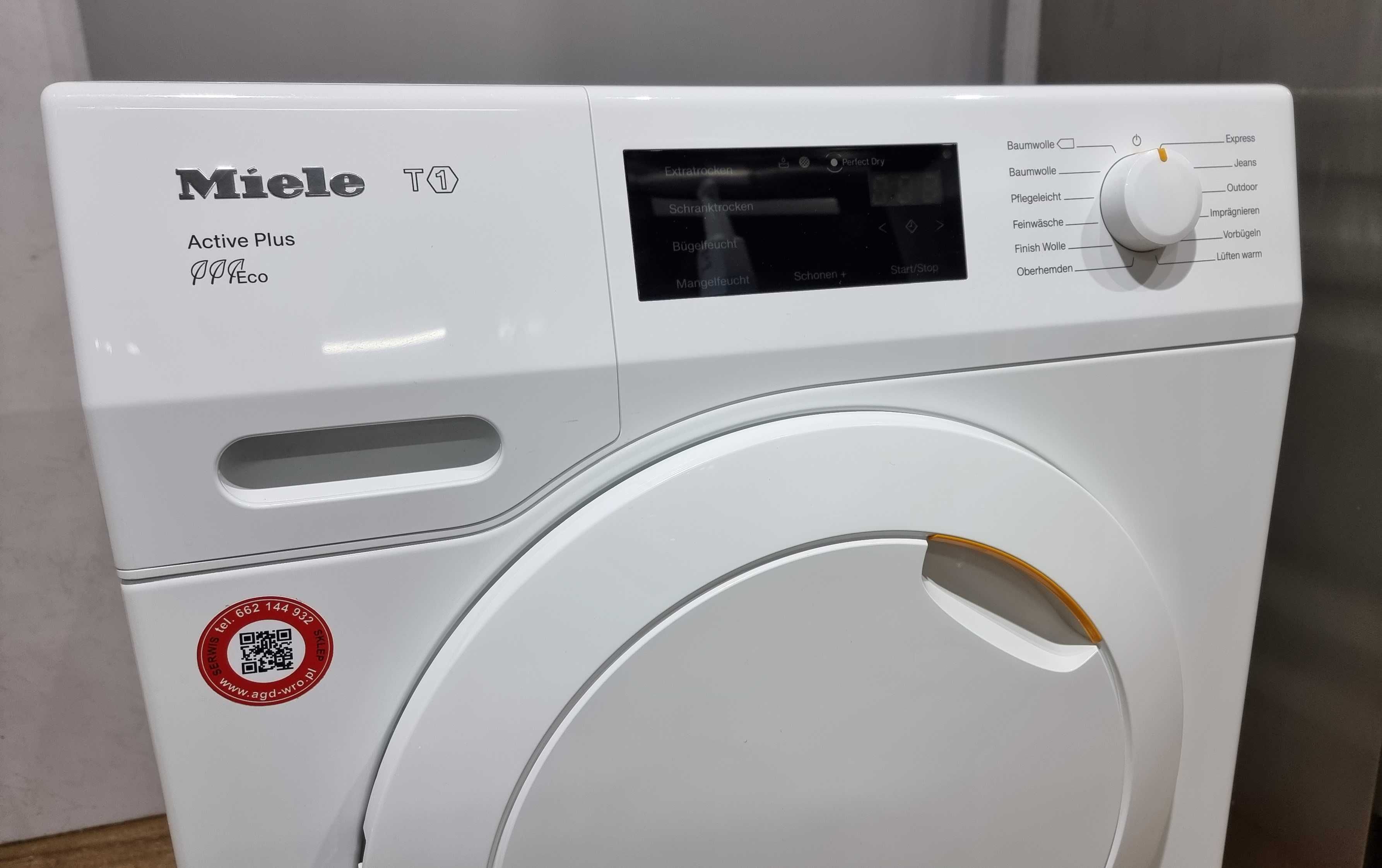 Suszarka z pompą ciepła Miele T1 TCE 530 WP, ECO, 8kg, Perfect Dry