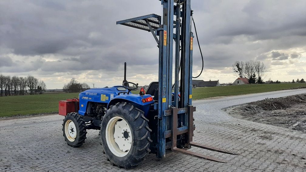 Ciągnik z masztem, wózek widłowy terenowy Jinma 4x4