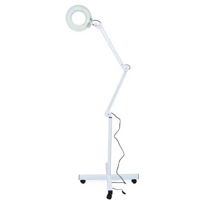 Лампа-лупа люмінесцентна на штативі, 5 діоптрій, діаметр 12 см