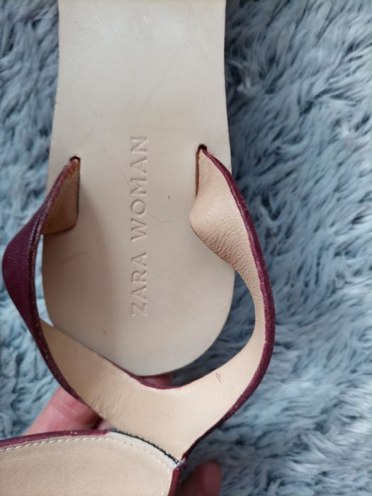 Sandały  skóra rozm 36 Zara