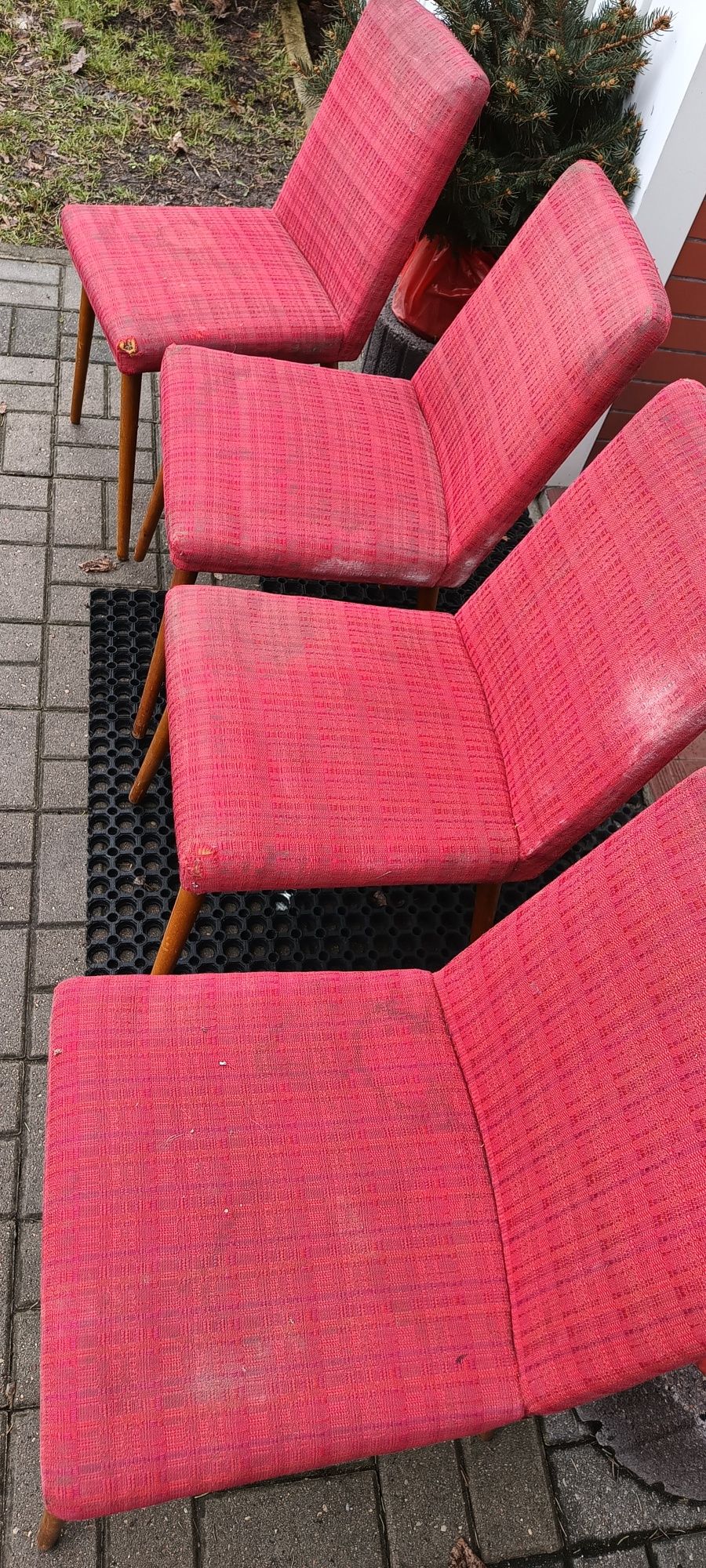 Krzesła patyczaki typ 200-244 * PRL * vintage * krzesła Kowalskiego *