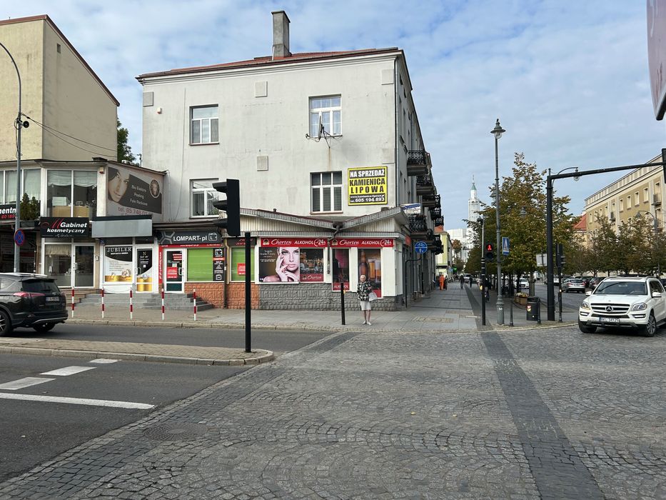 Lokal handlowo usługowy róg ulic Lipowej i Grochowej, Białystok.