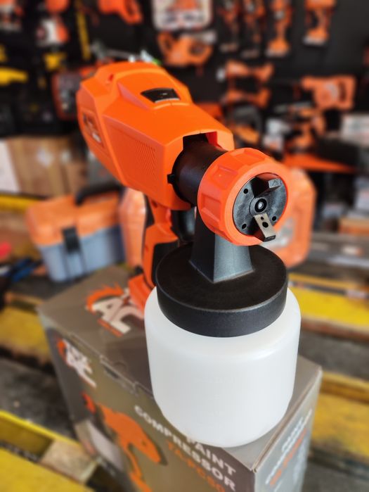 Краскопульт электрический ТехАС/500вт/сопла 1,8 и 2,6мм/Компрес./70DIN