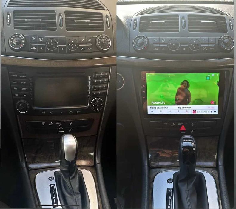 Radio Android 12 Mercedes w211 E300 CLK W209 CLS W219 wifi gps WYPRZ