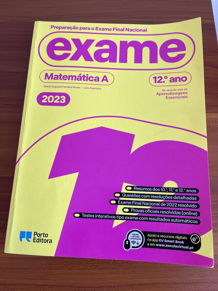 Livro de preparação para o exame nacional de Matemática A