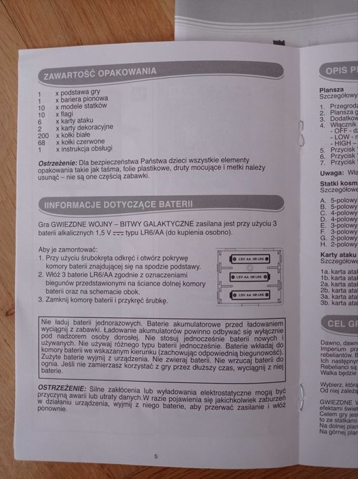 Gra statki, okręty Gwiezdne Wojny Disney