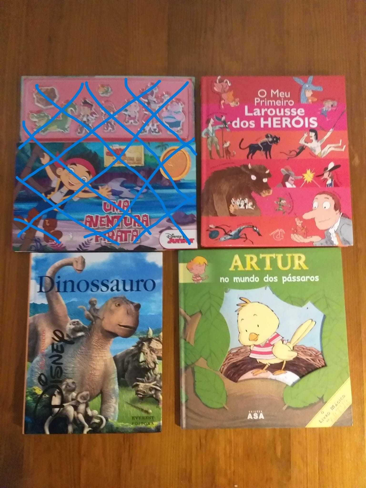 Livros diversos para crianças