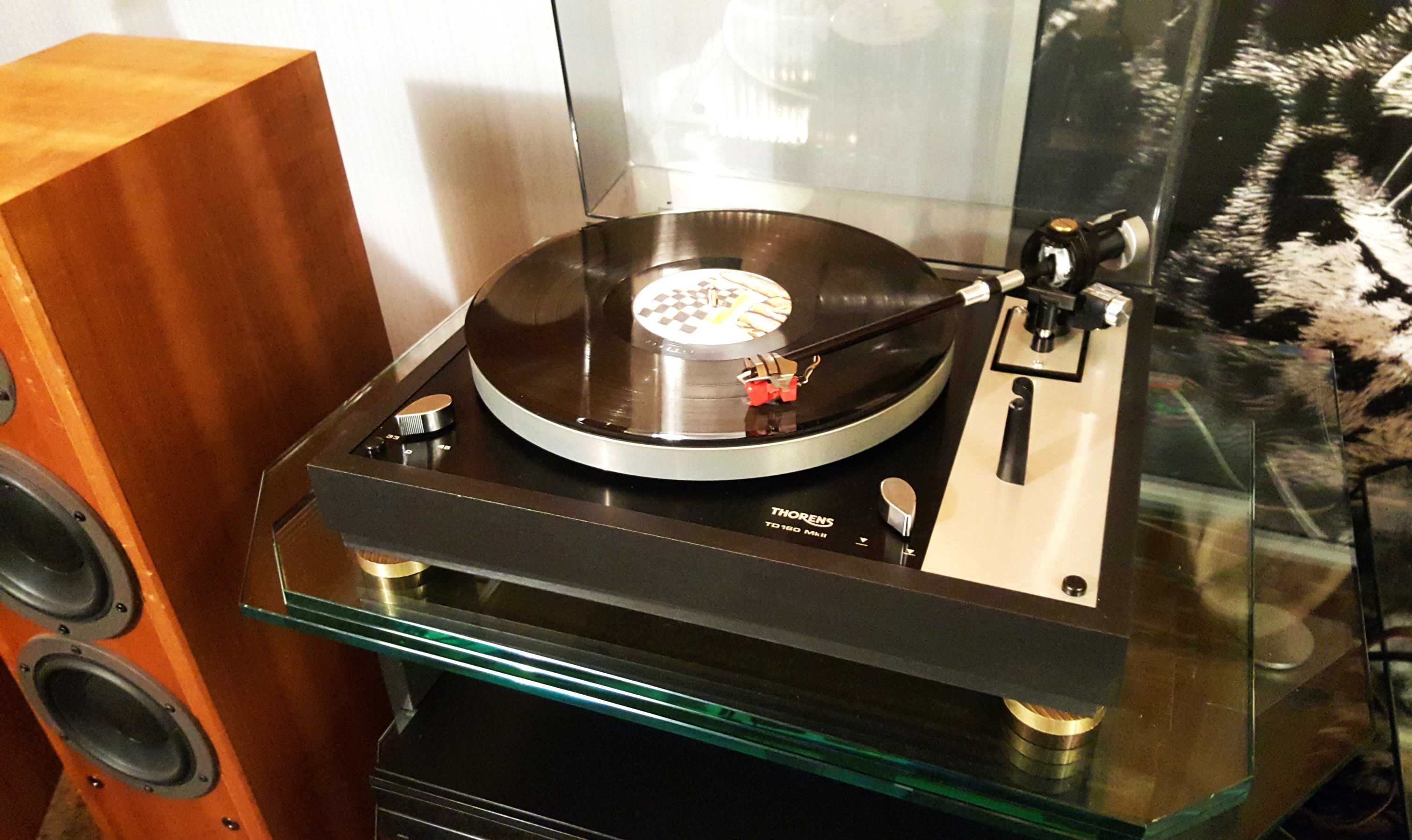 Gramofon Thorens TD 160 MK II / TD 166 idealny Satin Mc117 Z