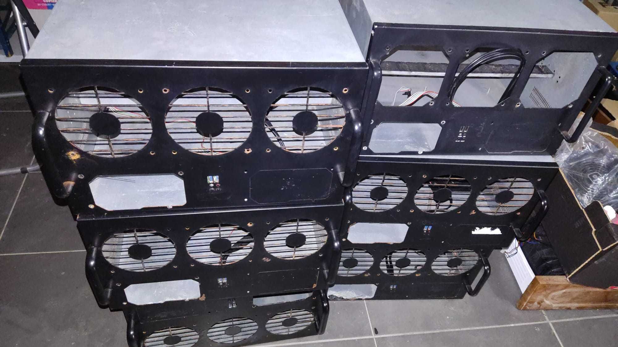 Caixas rack para bastidor