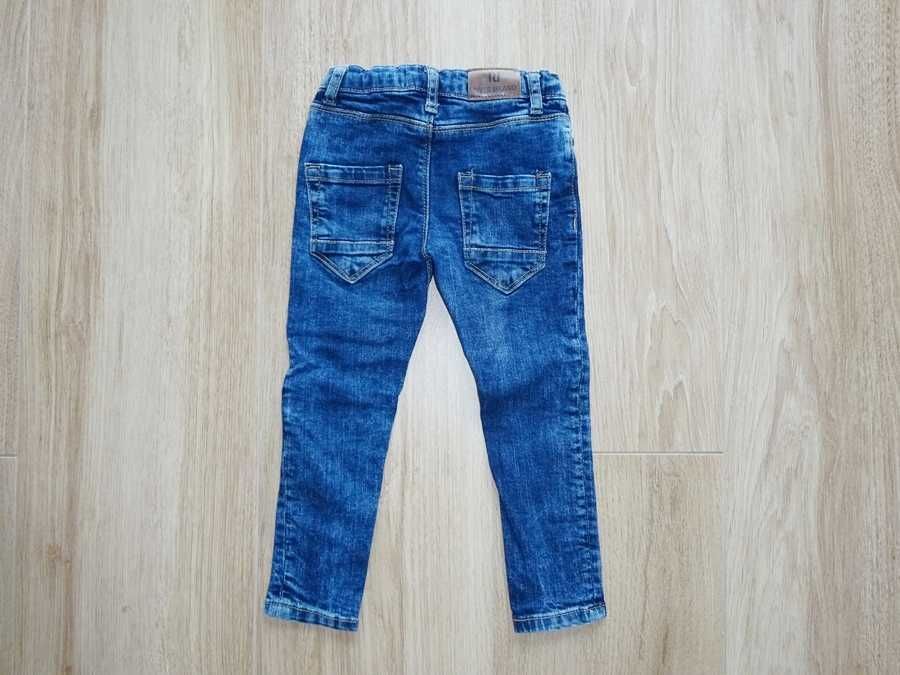 River Island * spodnie rurki jeansy * r. 104