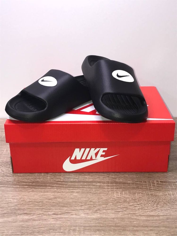 Шлепанцы Nike мужские Шлепки сланцы тапочки черные Найк 36-45