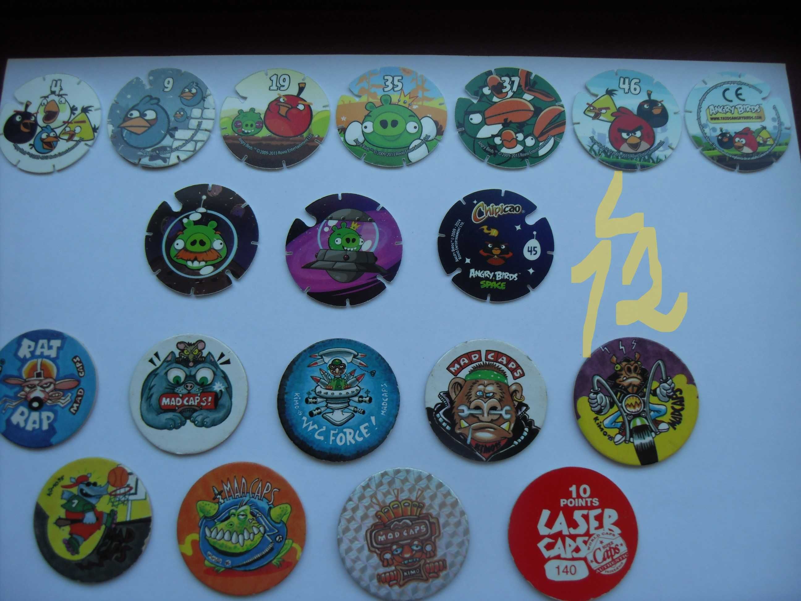 Tazos Antigos  Diversas Coleções