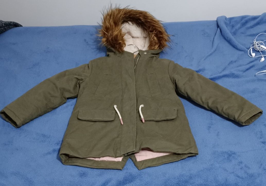 Куртка парка на дівчинку 5-6 років
