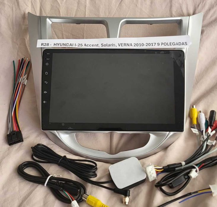 R28 - Auto Rádios HYUNDAI I-25 Accent Solaris VERNA 10 a 17 9`android