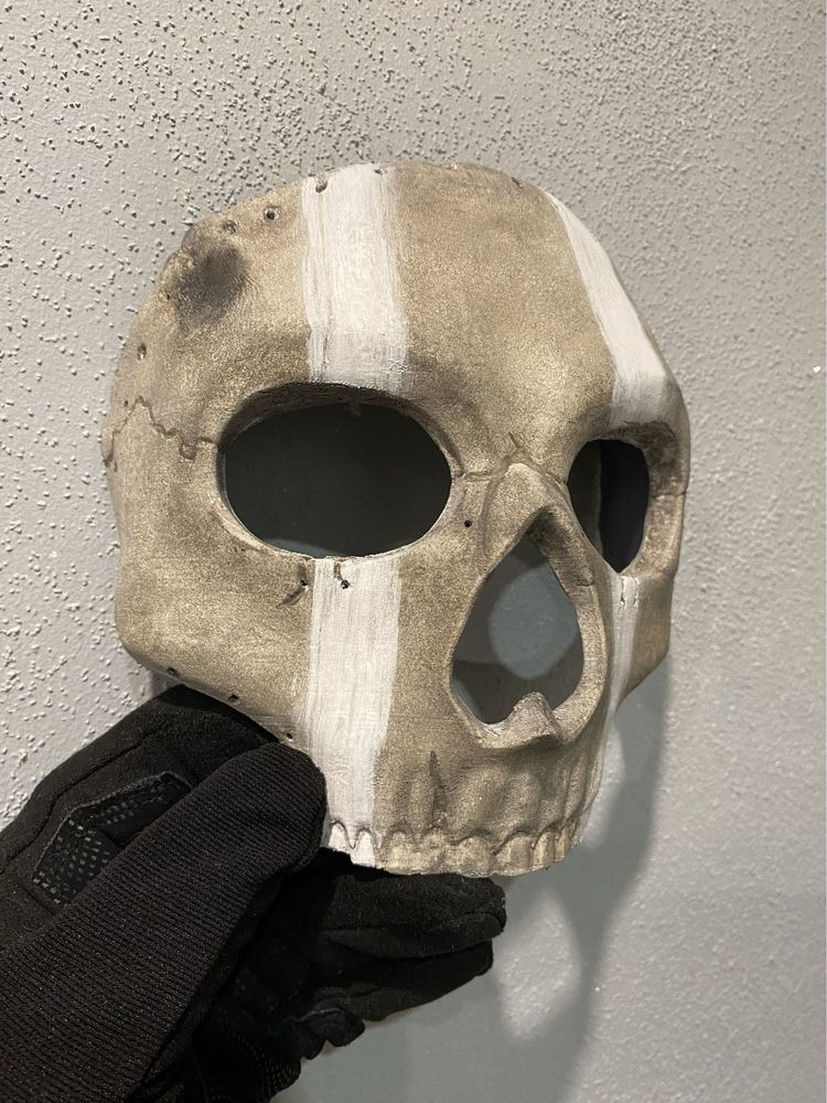 Maska Ghost Call Of Duty cosplay COD handmade OPIS