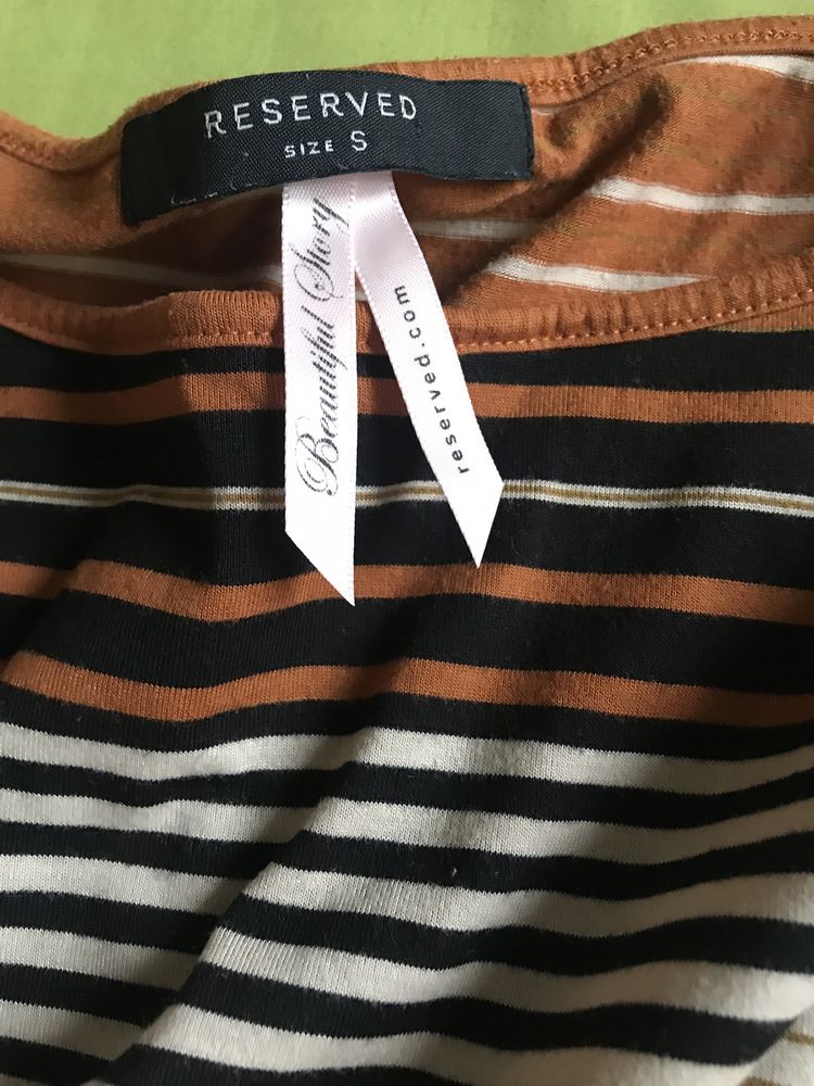 Pasiasta bluzka Reserved S oversize, paski
