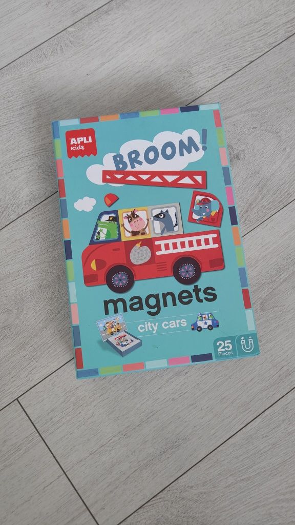 Apli kids magnetyczna układanka pojazdy