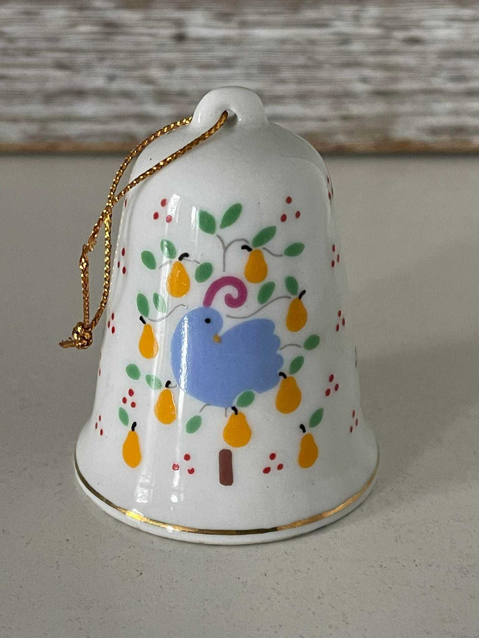 dzwoneczek porcelanowy vintage