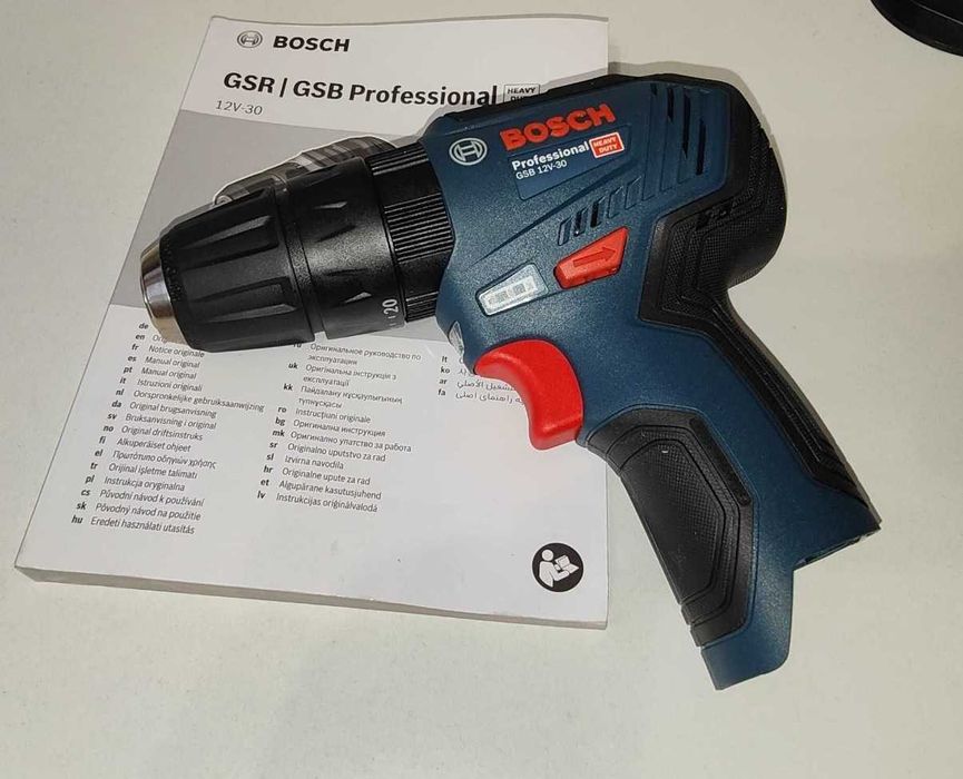 Wiertarko-wkrętarka akumulatorowa GSB 12V-30 BOSCH Professional BODY