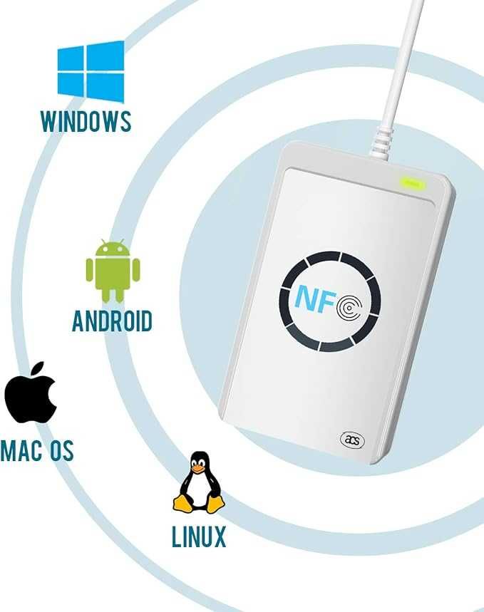 USB NFC RFID Reader Writer czytnik kart Chip RFID