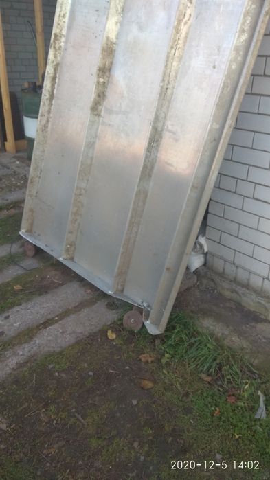 Ворота алюминиевые гаражные