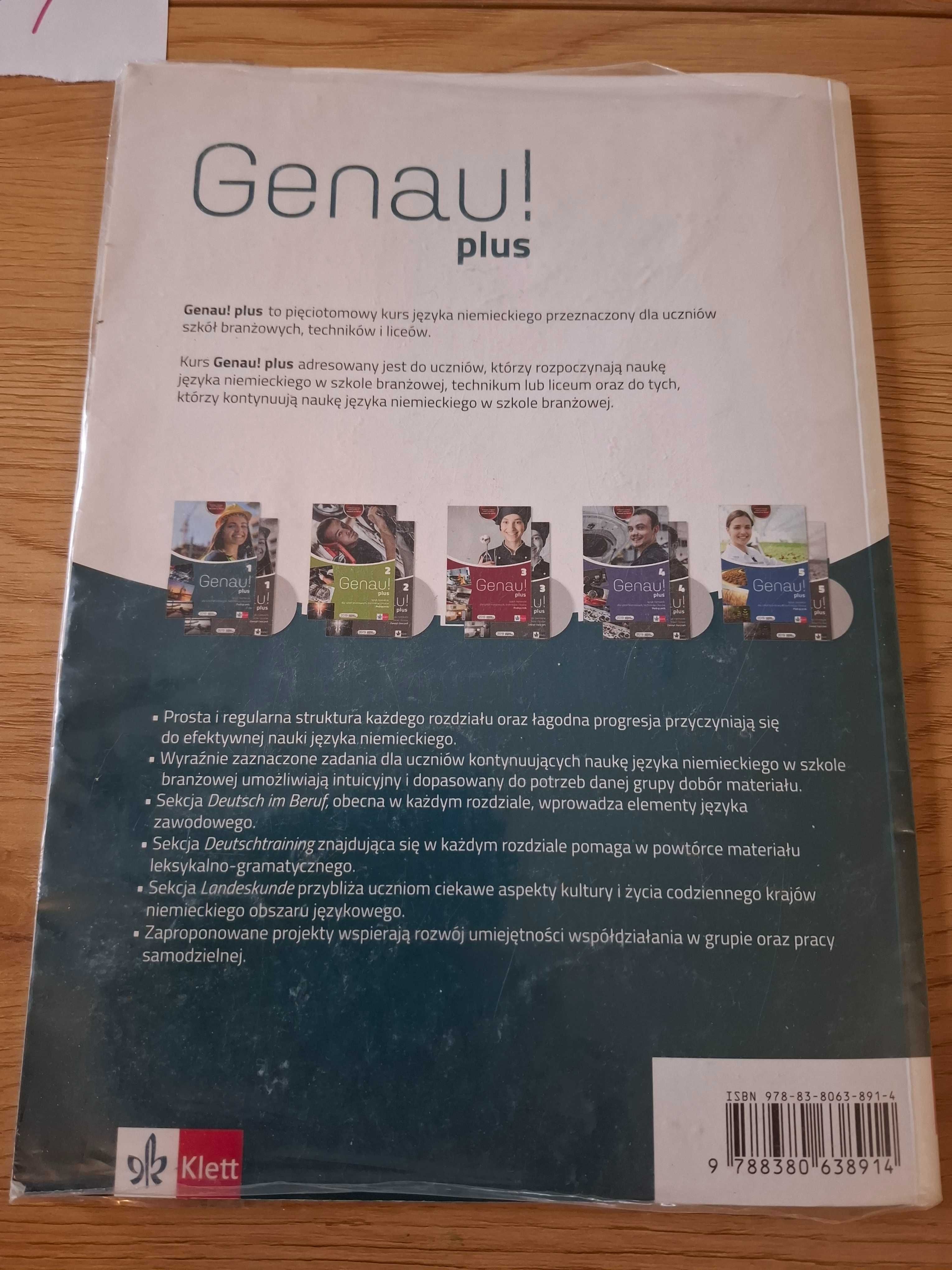 Język niemiecki 1 . Genau! Technika i licea 1 klasa