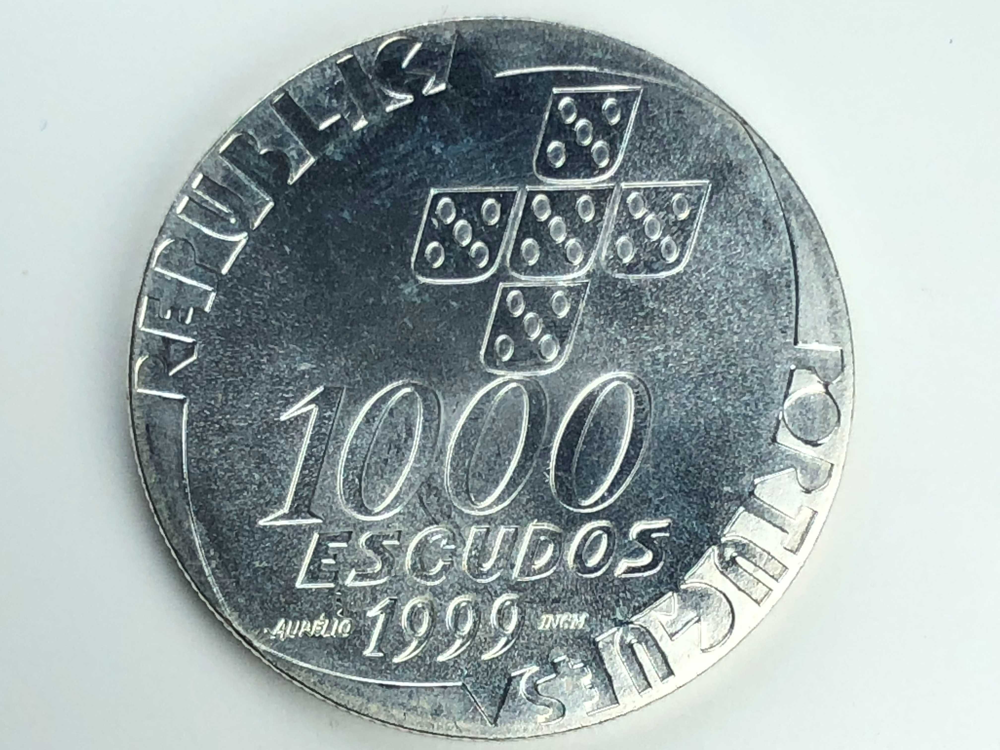 1.000 Escudos 1999 Prata 25 de Abril de 1974