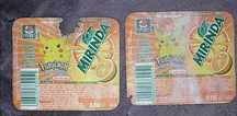 Etykiety mirinda - pokemon ostatnie sztuki
