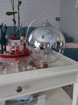 Lampa duża szklana