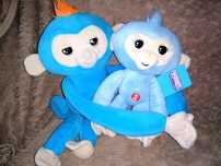 Большая мягкая интерактивная обезьяна Fingerlings фингерлинкс
